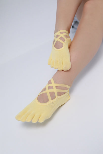 Pirštuotos Pilates/Yoga Kojinės